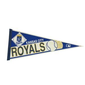 Vintage Kansas City Royals MLB Wincraft Pennant Man Cave Sports Wall Decor